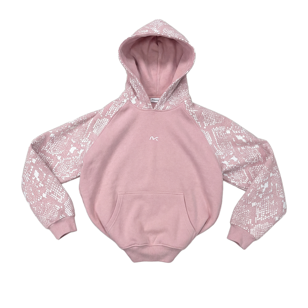 Snake Print Hoodie (Blue)