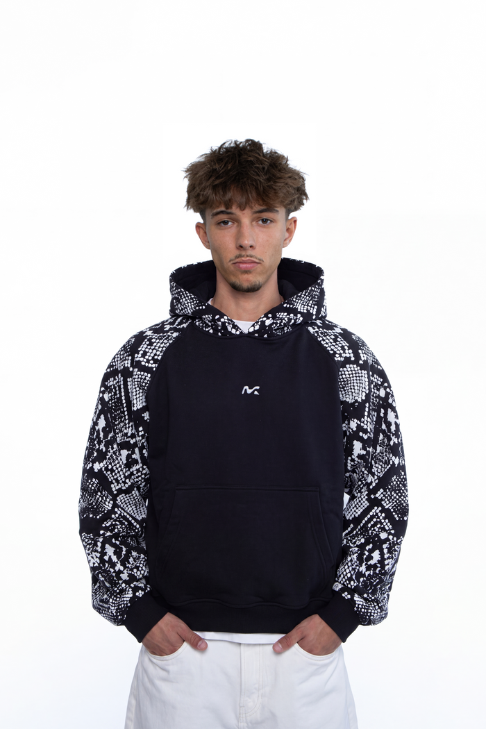 Snakeprint Hoodie (Black)